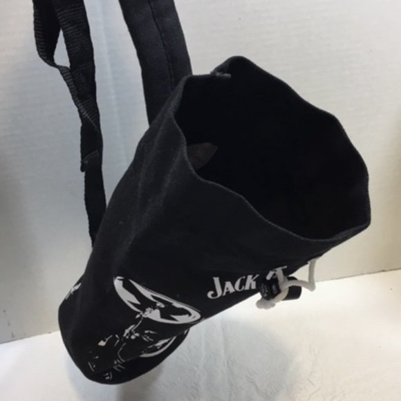 Jack Daniels Brand Cinch Sack Drawstring w/Shoulder Strap - Picture 9 of 11